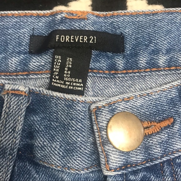 F21 High Waisted USA Stars Stripes Cutoff Shorts - Picture 3 of 7